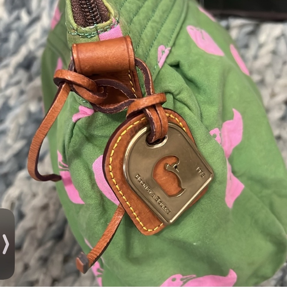 RARE🔥Authentic DOONEY & BOURKE Leather/cotton Duck print Satchel/Shoulder bag - Picture 15 of 16